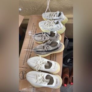 Yeezy sizes 5, 4 1/2, 5